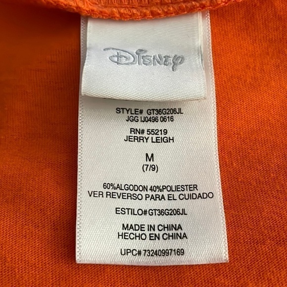 🎃DISNEY🎃HALLOWEEN long sleeve crew neck Tee size Junior (Med) - Picture 6 of 7